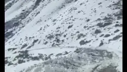 بارش سنگین برف در مرز هند و چین