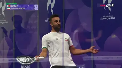 رقص خنده‌دار ملی‌پوش ایرانی بعد از شاهکار وسط زمین!