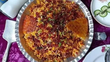 لپه‌پلو با گوشت قلقلی؛ غذایی مجلسی با طعمی متفاوت