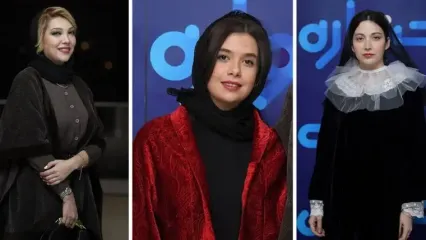 فیلم و عکس/ استایل بازیگران در اختتامیه جشنواره فیلم شهر ؛ روشنک راهبه شد و نفس درخشید