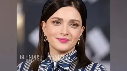 بهنوش طباطبایی با یک استایل مجلسی در اکران فیلم