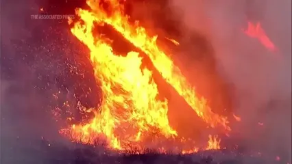 آتش بر جان جنگل‌ آنجلس