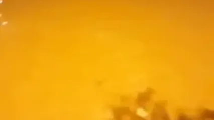 تصاویری از آب‌گرفتگی معابر و ورود آب به منازل در ایذه