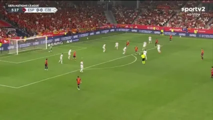 ویدیو: گل اول اسپانیا به چک توسط یامال