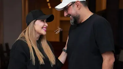 اولین قاب دونفره محمد علیزاده و همسرش پس از تولد فرزندشان