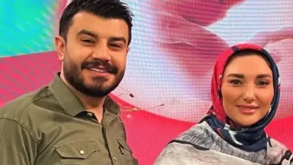 دست دادن مجری زن و مرد صداوسیما روی آنتن زنده