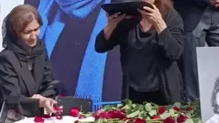 وداع شاعرانه همسر سیروس ابراهیم‌زاده با پیکر این بازیگر