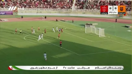 پایان نیمه اول؛ پرسپولیس با گل بیفوما برنده به رختکن رفت/ سرخ‌پوشان سرپا حمله بودند