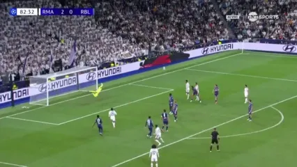 ویدیو: گل سوم رئال مادرید به لایپزیش توسط امباپه