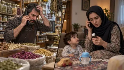 پلیس فتا قبل از این که مادر سم به فرزندش بدهد مانع شد