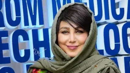 تصاویری از بهنوش بختیاری با گریم مردانه