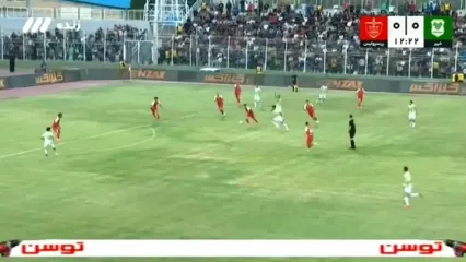 نفس در سینه تارتار حبس شد؛ شوت خطرناک عیسی مرادی؛ توپ به کرنر رفت!