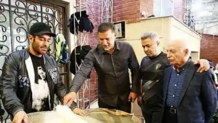 حضور بازیگران و ورزشکاران در ضیافت باشکوه رضا گلزار بدون آیسان آقاخانی و عکس/ از منوچهر هادی تا علی دایی و سعید معروف